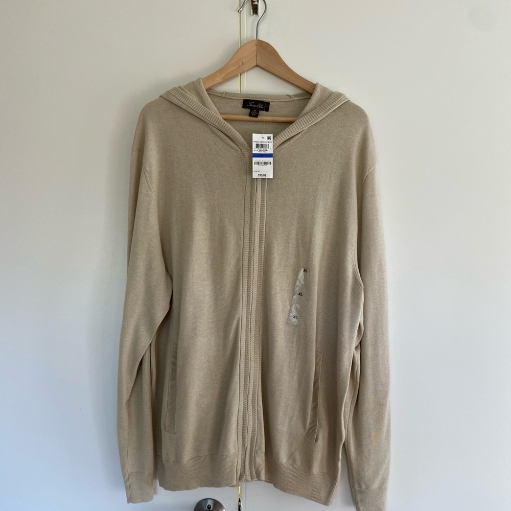 Tasso Elba XL Hooded Sweater NWT